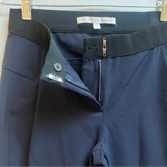 Veronica Beard midnight blue slim trouser pants Sz 4 - Picture 4 of 13